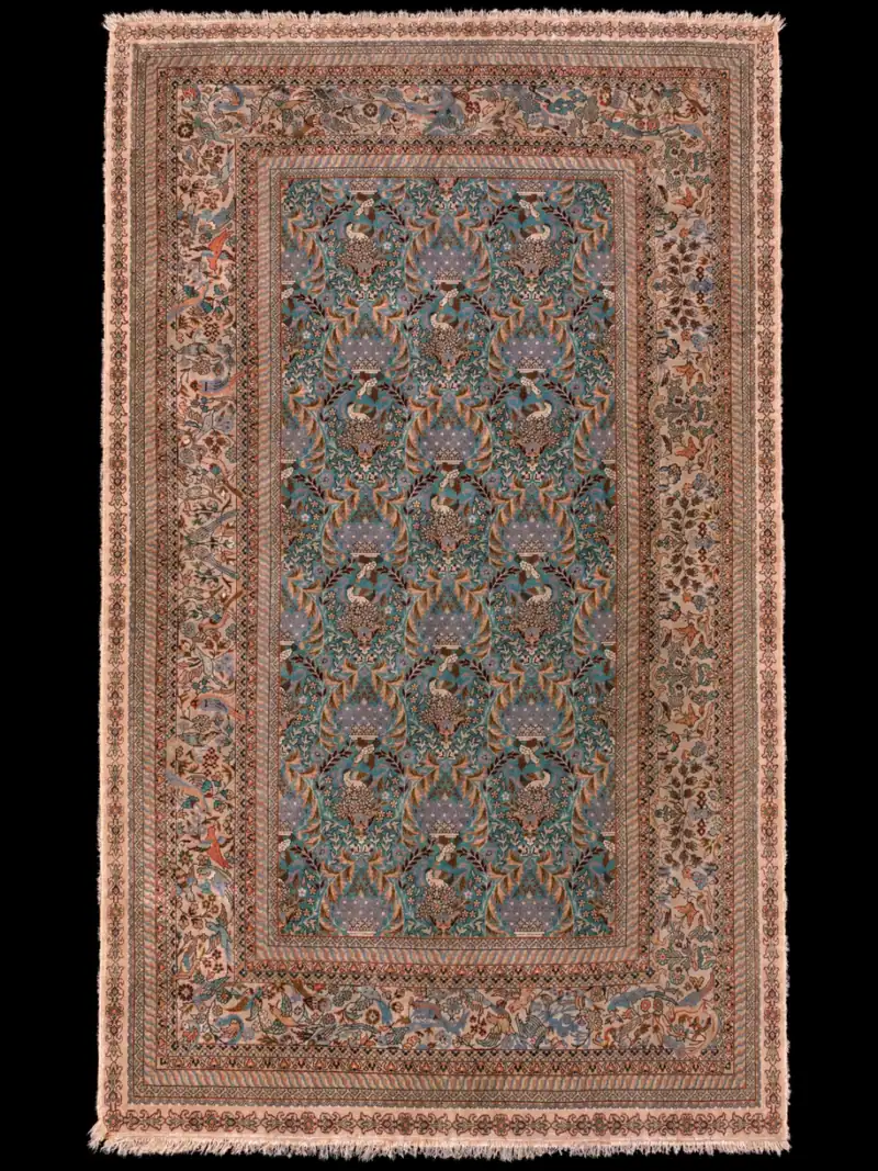 Silkki silkillä – Eteerinen elämänpuu-Hereke – 153 x 91 cm
