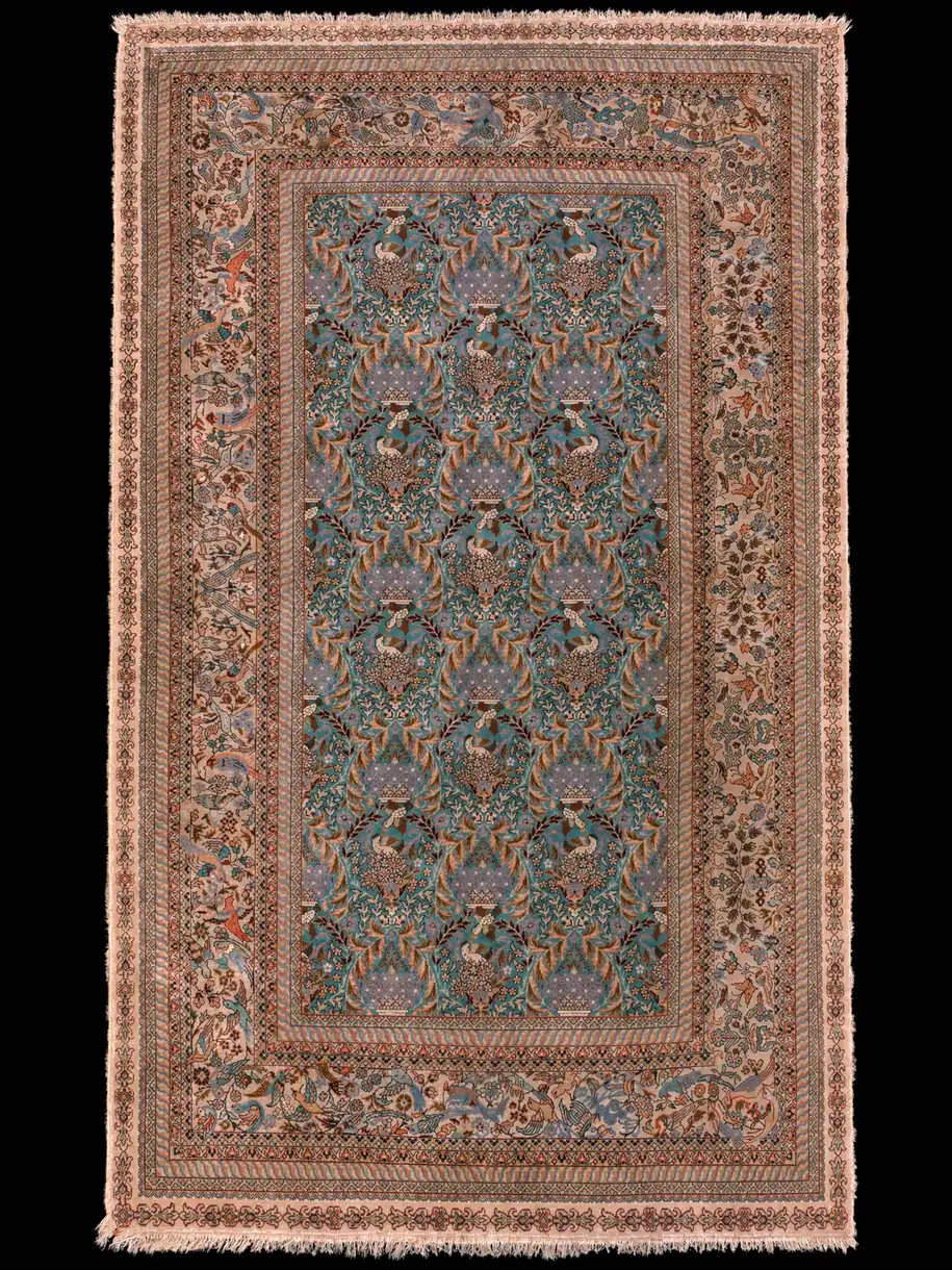 Silkki silkillä – Eteerinen elämänpuu-Hereke – 153 x 91 cm
