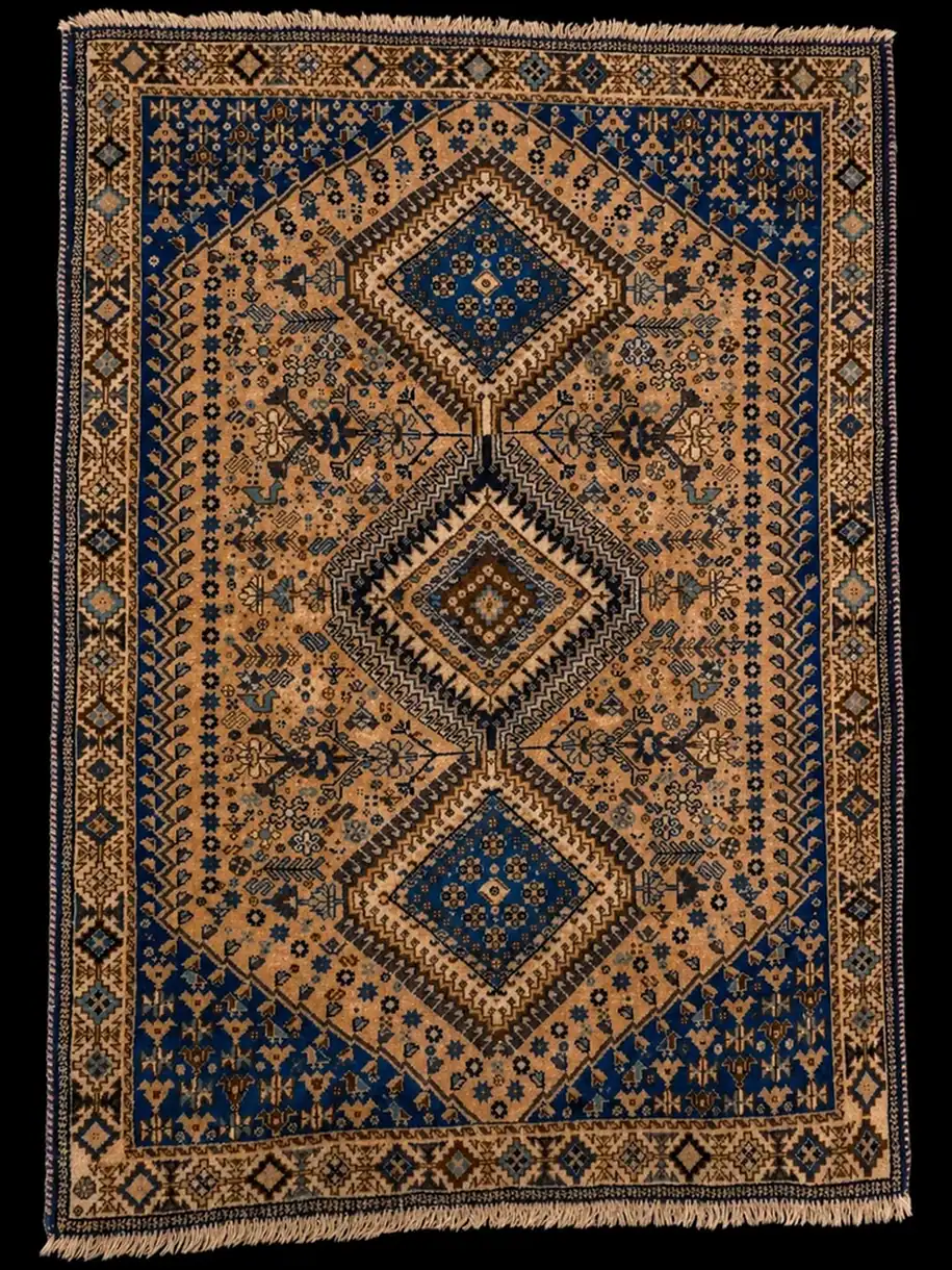 Geometrisen harmoninen Yalame – 146 x 102 cm