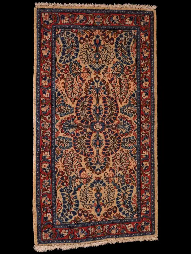 Rytmikäs Sarouk – 125 x 65 cm
