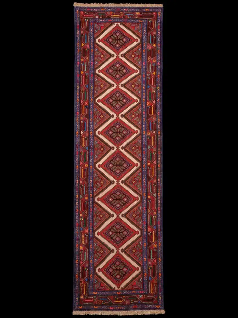 Tyylikäs Hamadan-käytävämatto – 280 x 80 cm
