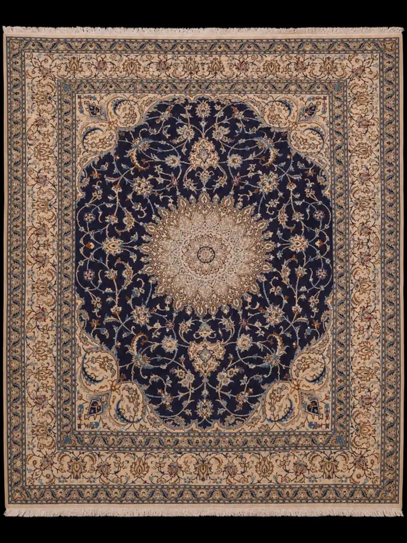 Tyynen harmoninen Nain silkkidetaljeilla – 300 x 245 cm