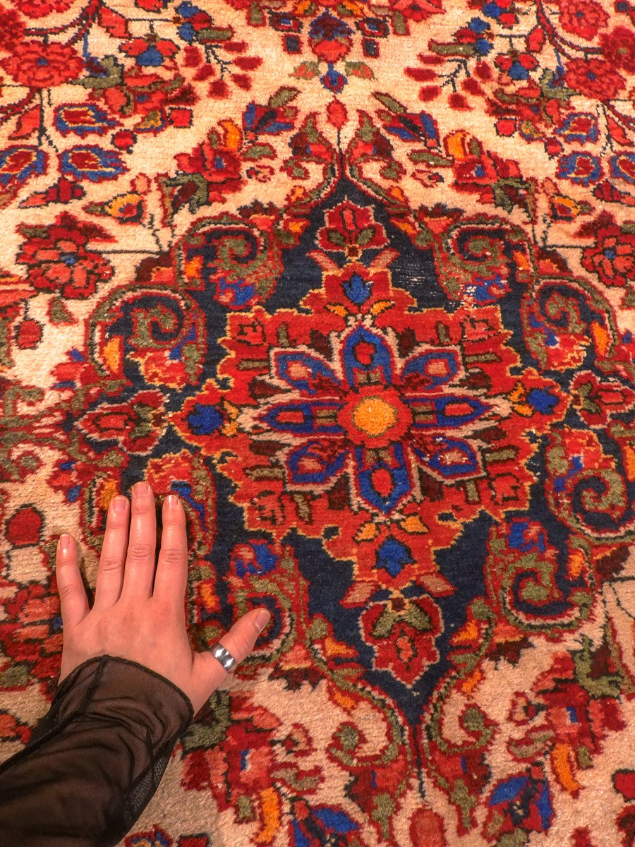 Hamadan-maton reunan yksityiskohta