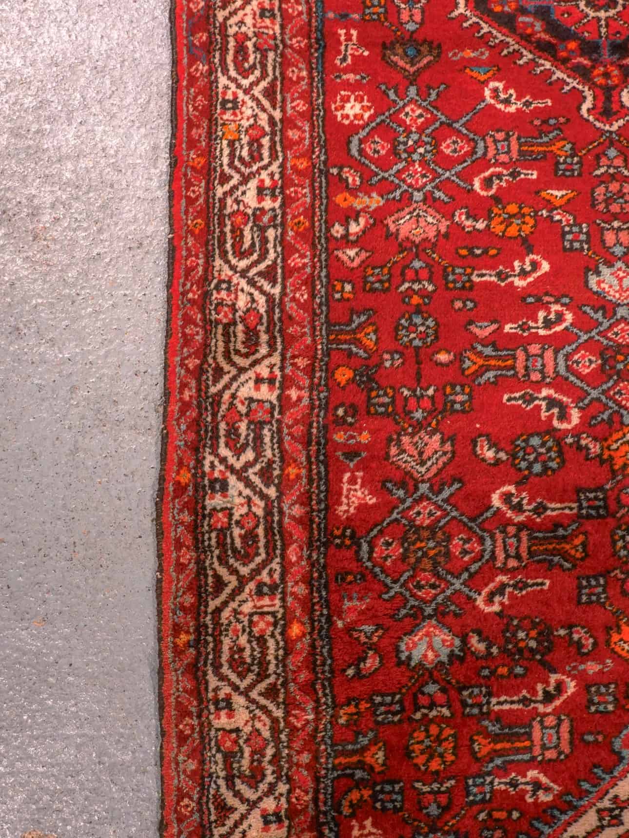 Hamadan-maton kuvioinnin yksityiskohta