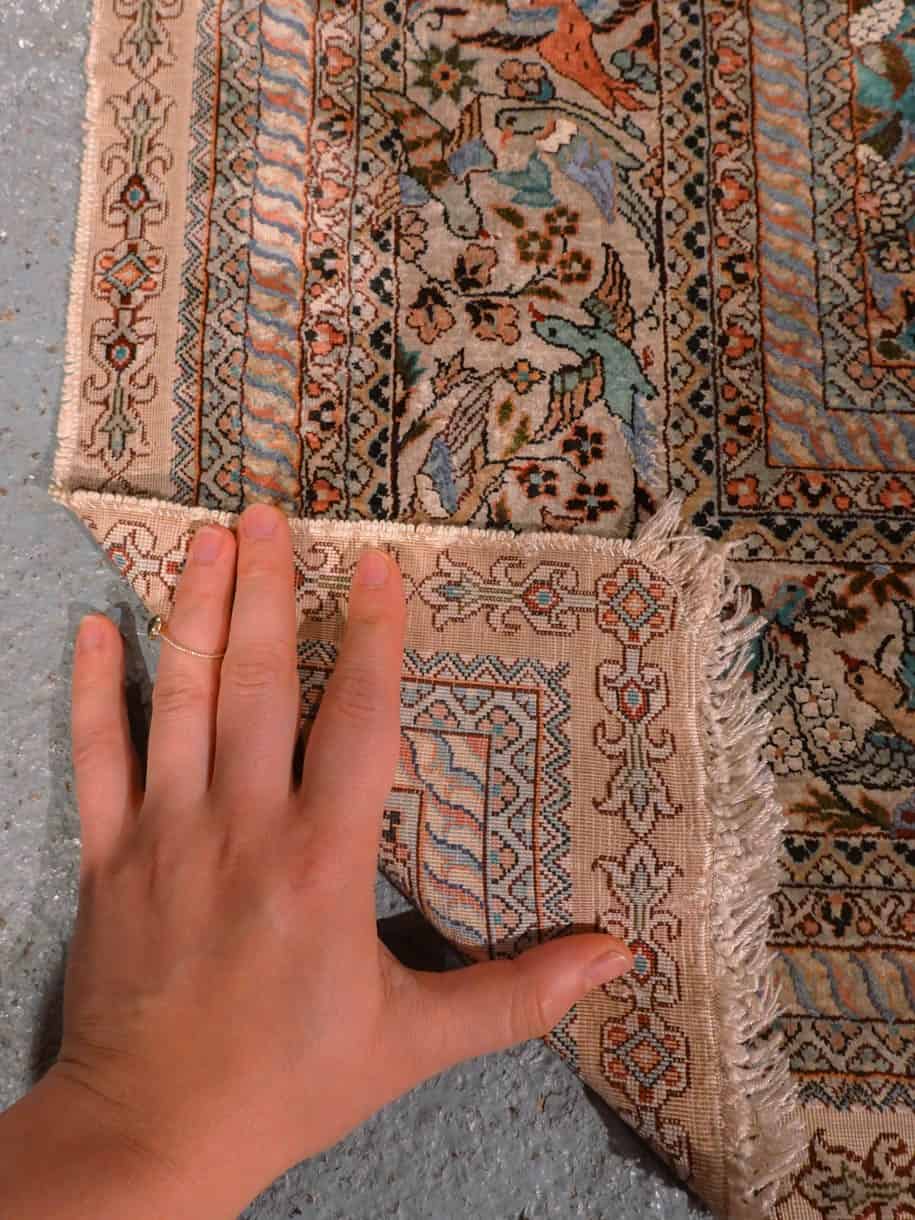 Hereke-maton kuvioinnin yksityiskohta