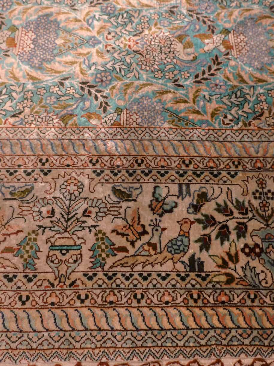 Muu käsinsolmittu Hereke-silkkimatto, 153 × 91 cm