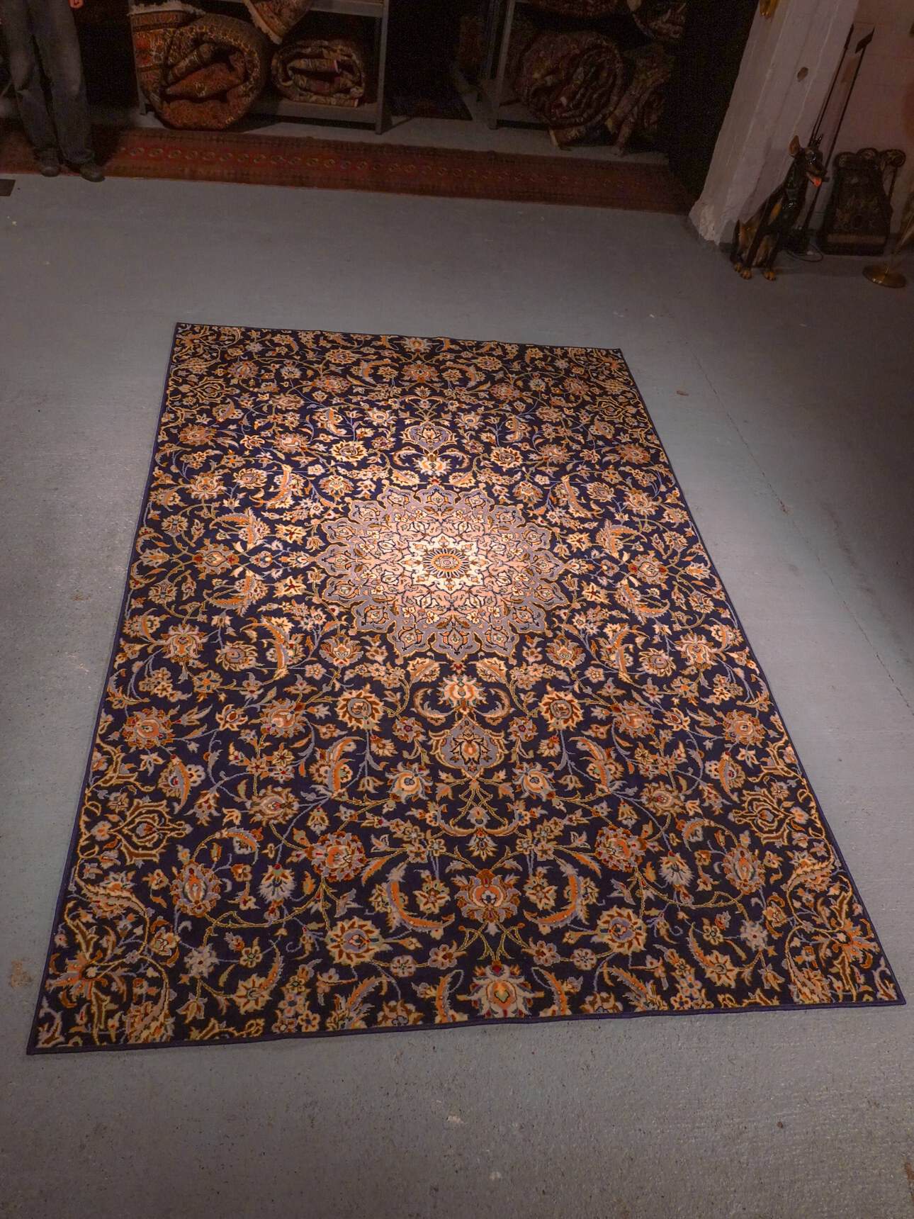 Muu käsinsolmittu Keshan-villamatto, 300 × 200 cm
