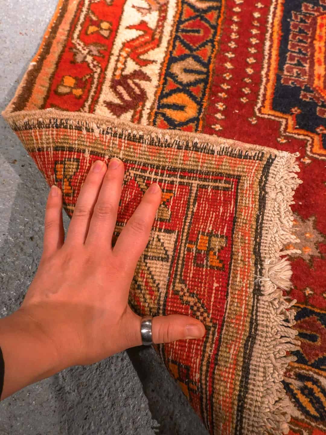 Sarab-maton kuvioinnin yksityiskohta