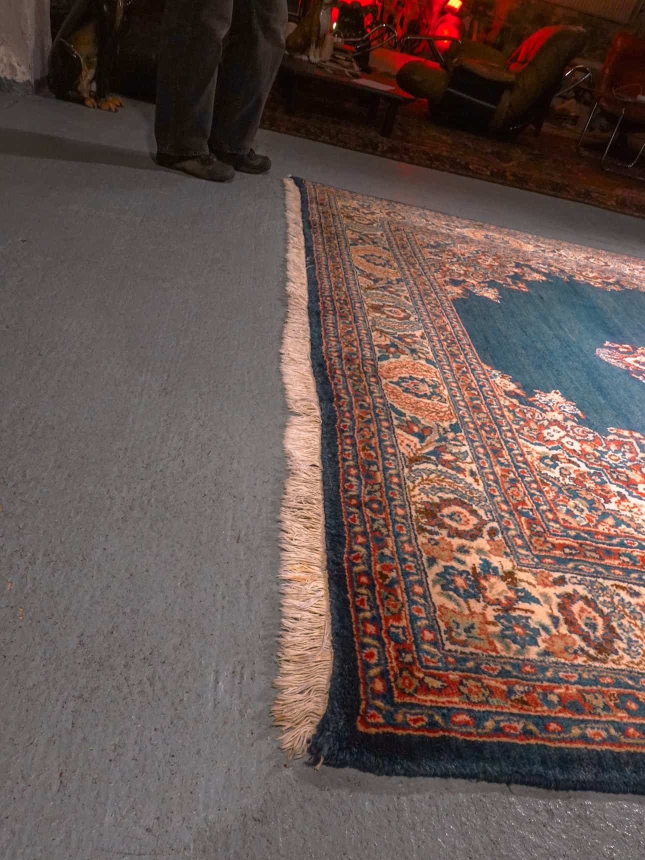 Muu käsinsolmittu Sarouk-villamatto, 325 × 243 cm