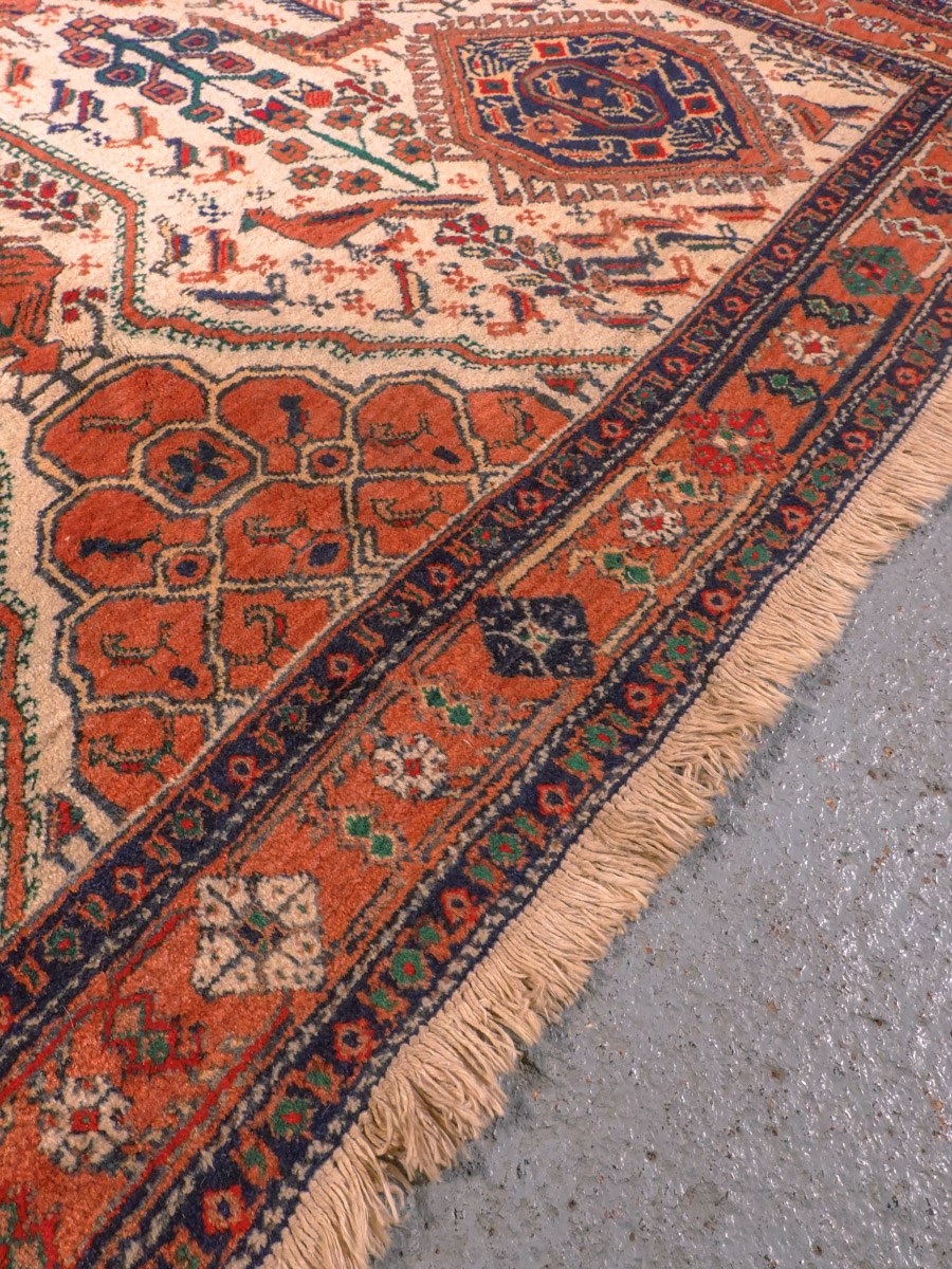 Afshar-maton kuvioinnin yksityiskohta