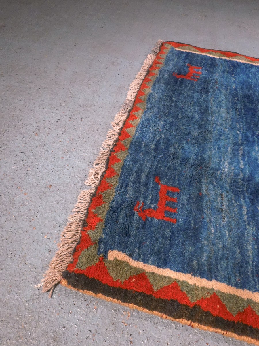 Muu käsinsolmittu Gabbeh-villamatto, 120 × 113 cm