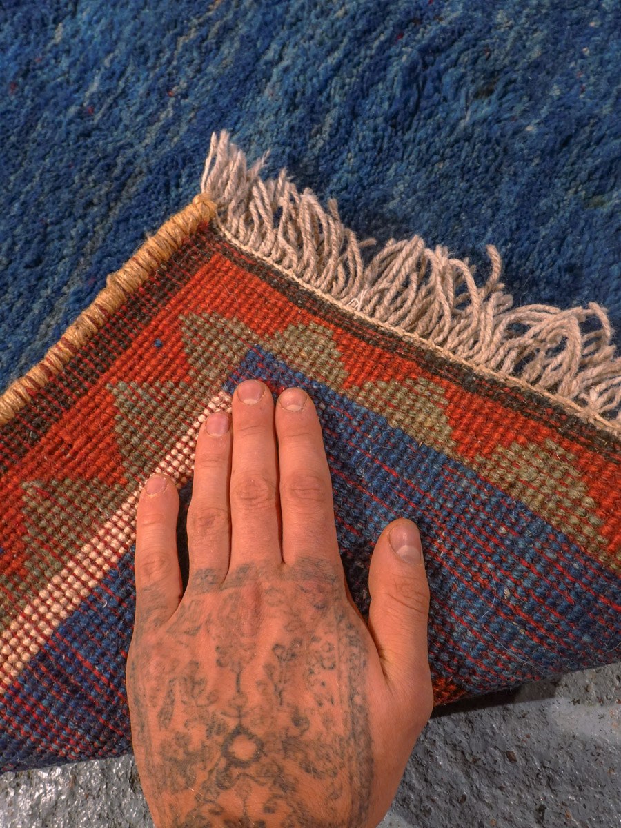 Muu käsinsolmittu Gabbeh-villamatto, 120 × 113 cm