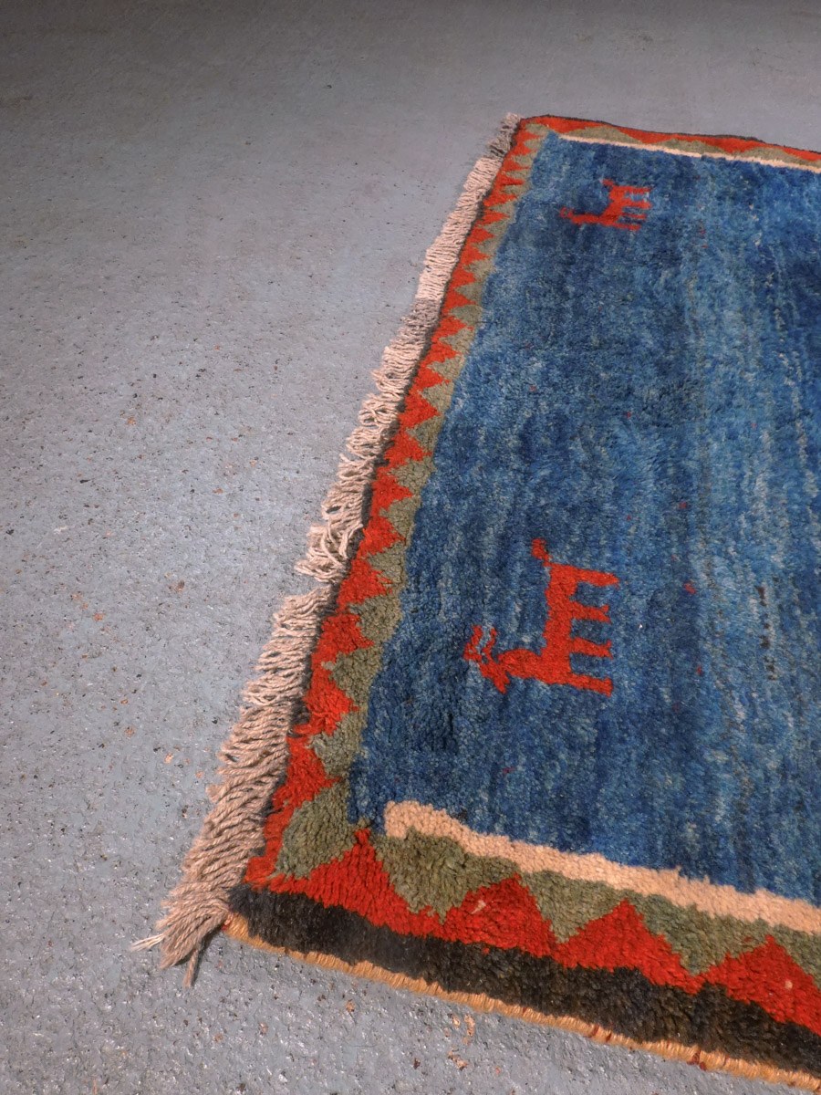 Muu käsinsolmittu Gabbeh-villamatto, 120 × 113 cm