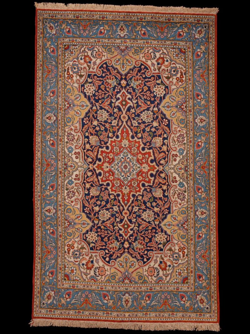 Muu käsinsolmittu Ghom-villamatto, 269 × 157 cm