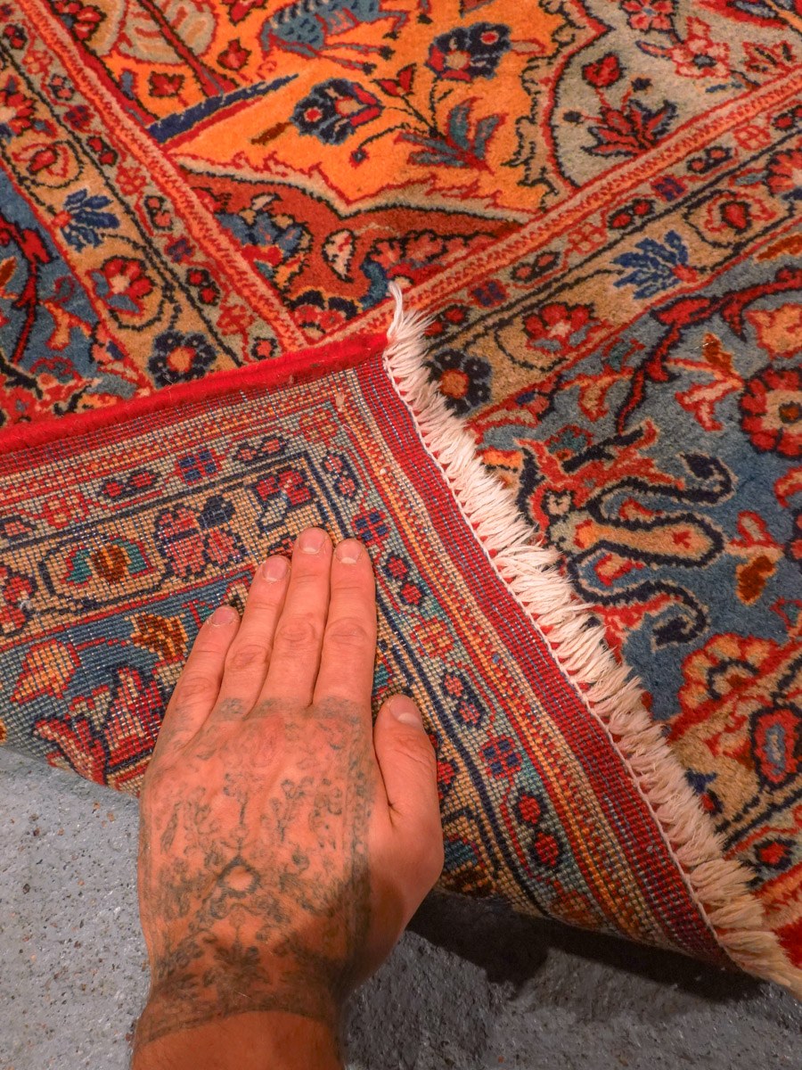 Muu käsinsolmittu Ghom-villamatto, 310 × 208 cm
