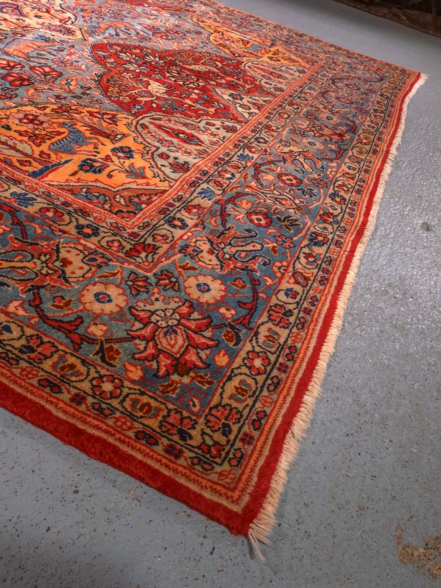 Muu käsinsolmittu Ghom-villamatto, 310 × 208 cm