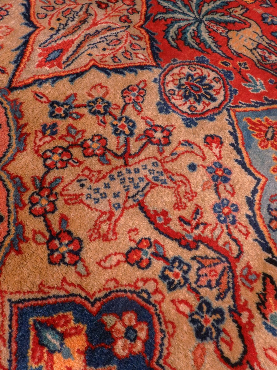 Muu käsinsolmittu Ghom-villamatto, 310 × 208 cm