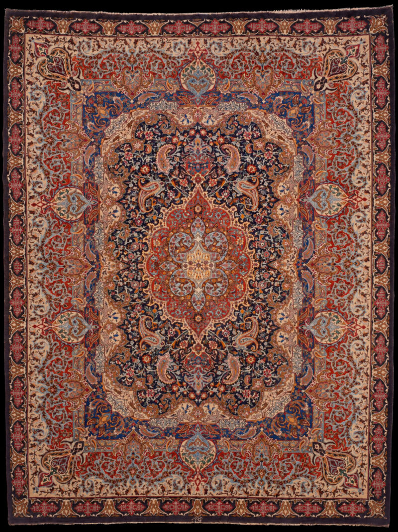 yltäkylläisen koristeellinen palatsikokoinen kashmar – 385 x 303 cm