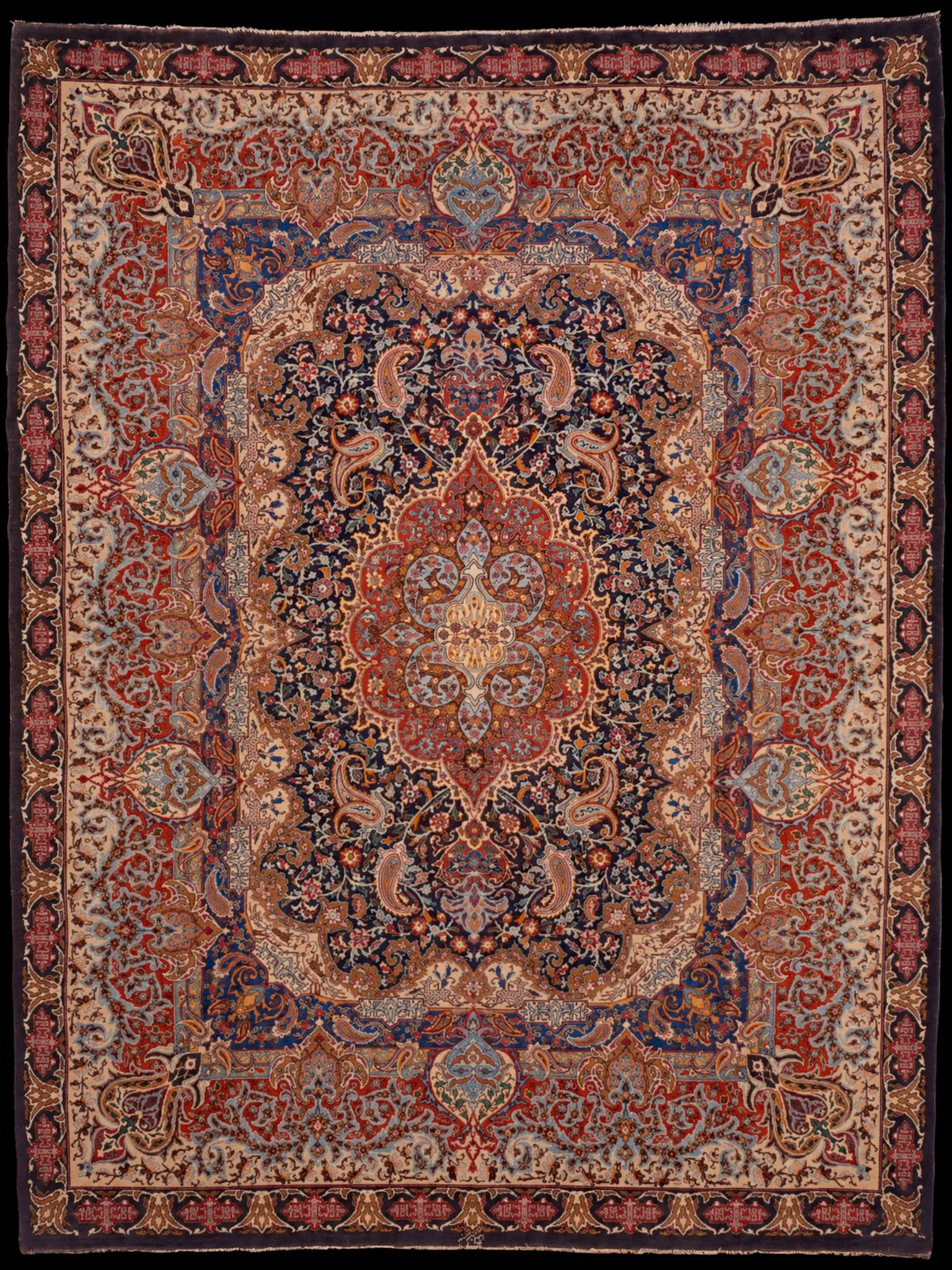 yltäkylläisen koristeellinen palatsikokoinen kashmar – 385 x 303 cm