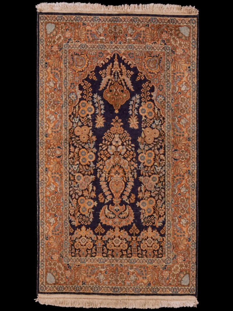 silkkimatto – vaikuttavan kaunis kashmir – 140 x 79 cm