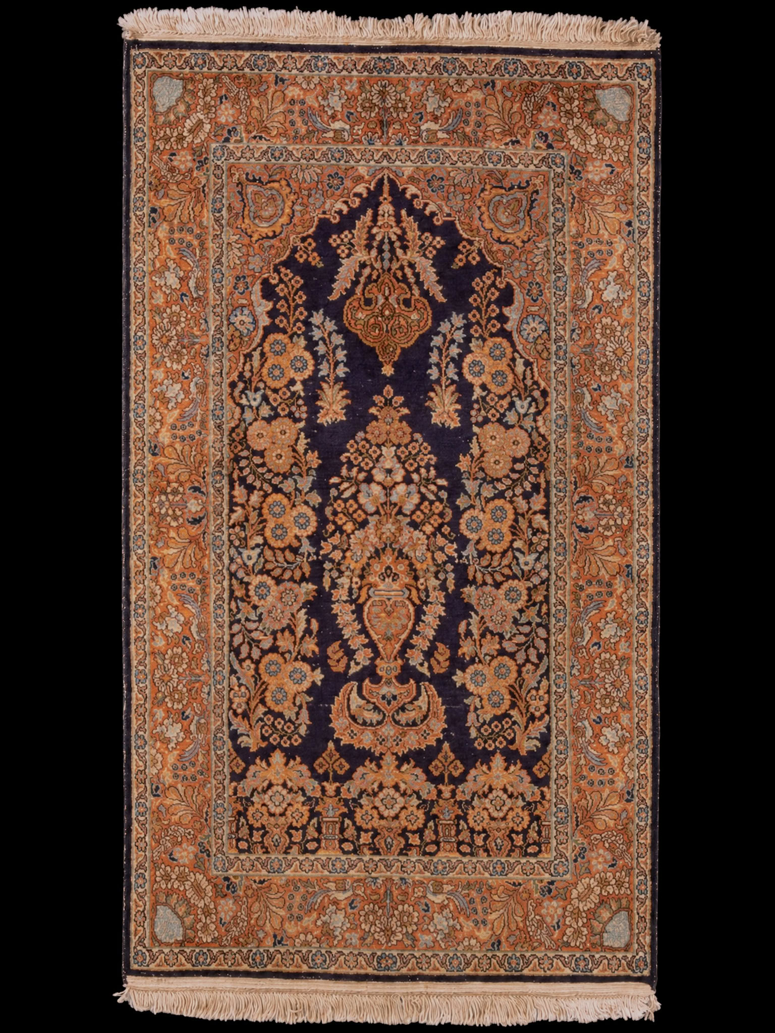 silkkimatto – vaikuttavan kaunis kashmir – 140 x 79 cm