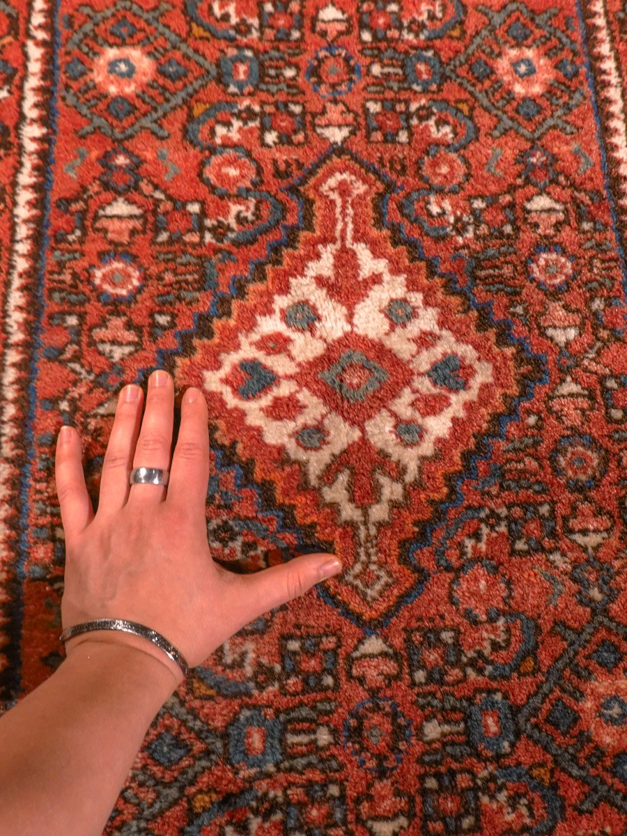 Hamadan-maton reunan yksityiskohta
