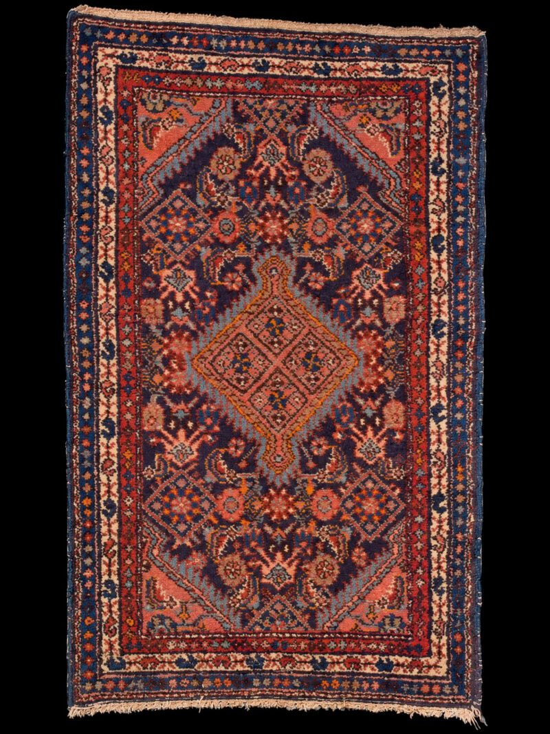 Muu käsinsolmittu Hamadan-villamatto, 130 × 76 cm