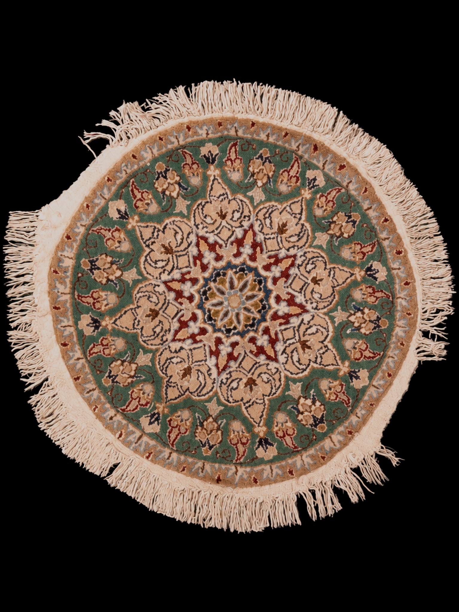 Muu käsinsolmittu Nain-villamatto, 61 × 58 cm