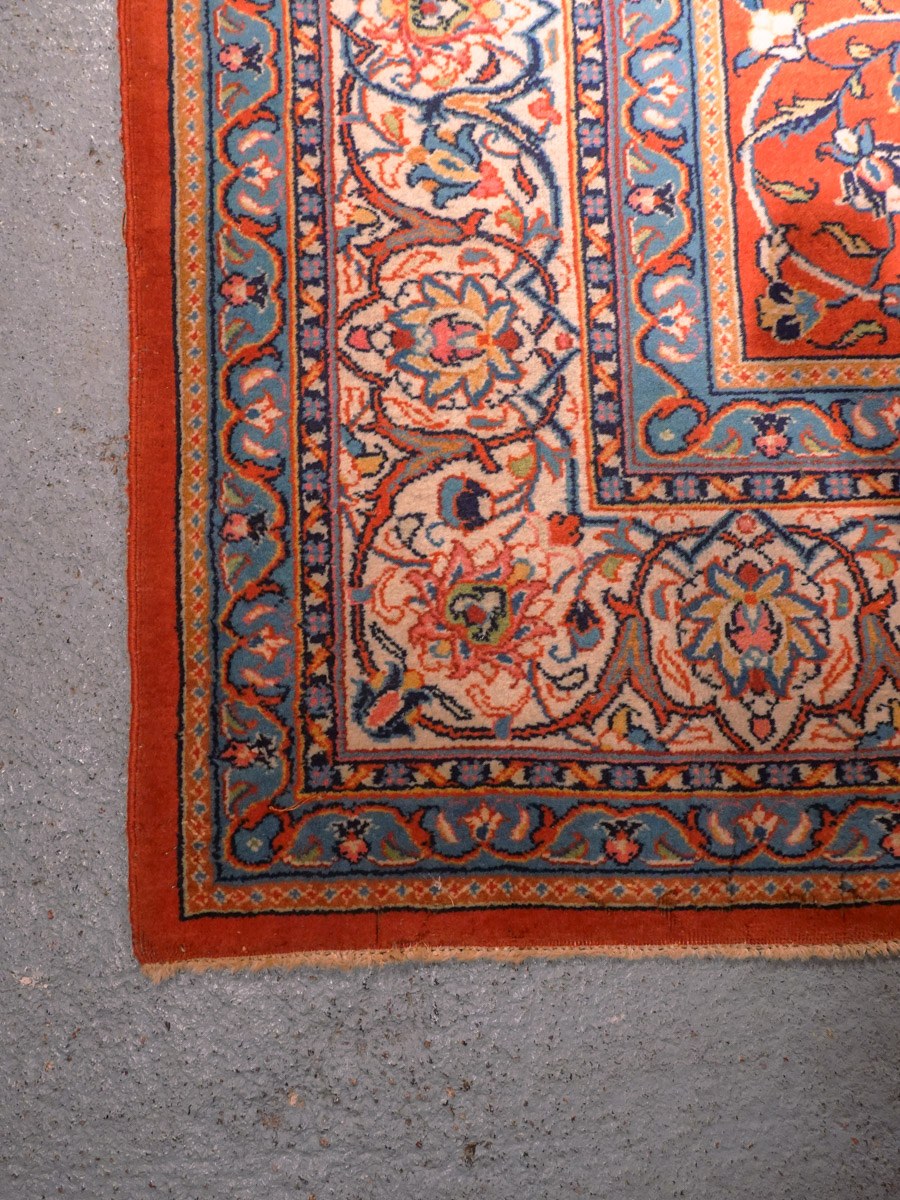 Muu käsinsolmittu Sarouk-villamatto, 347 × 250 cm