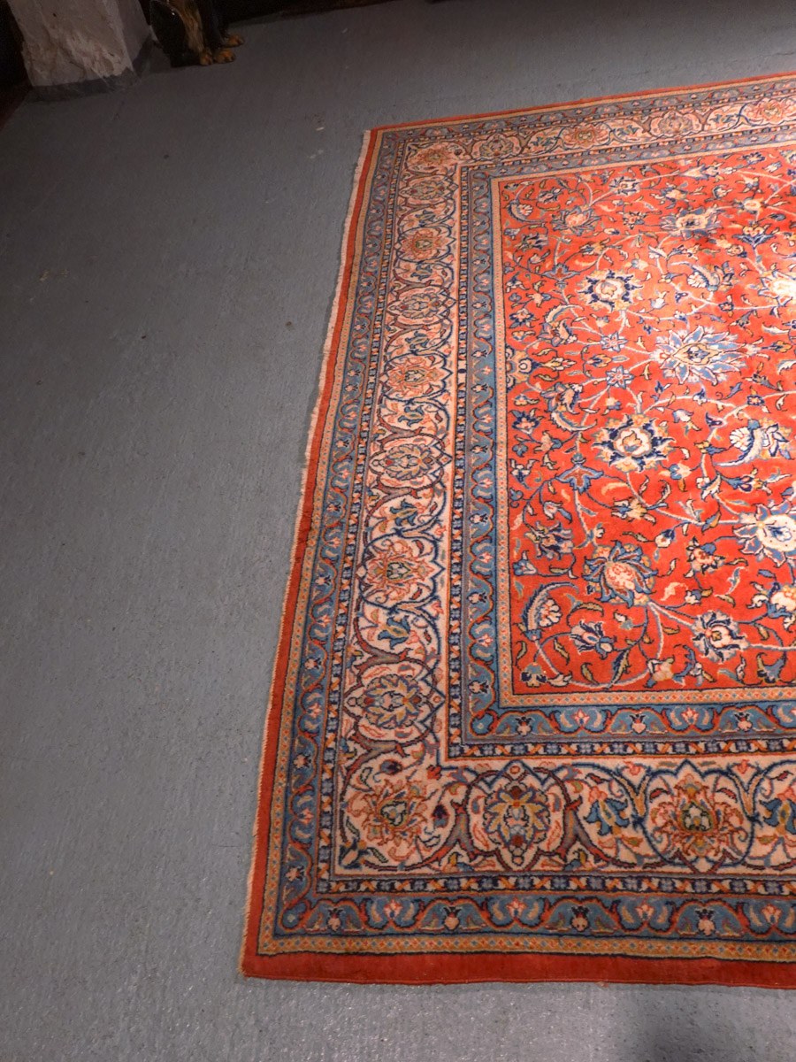 Muu käsinsolmittu Sarouk-villamatto, 347 × 250 cm