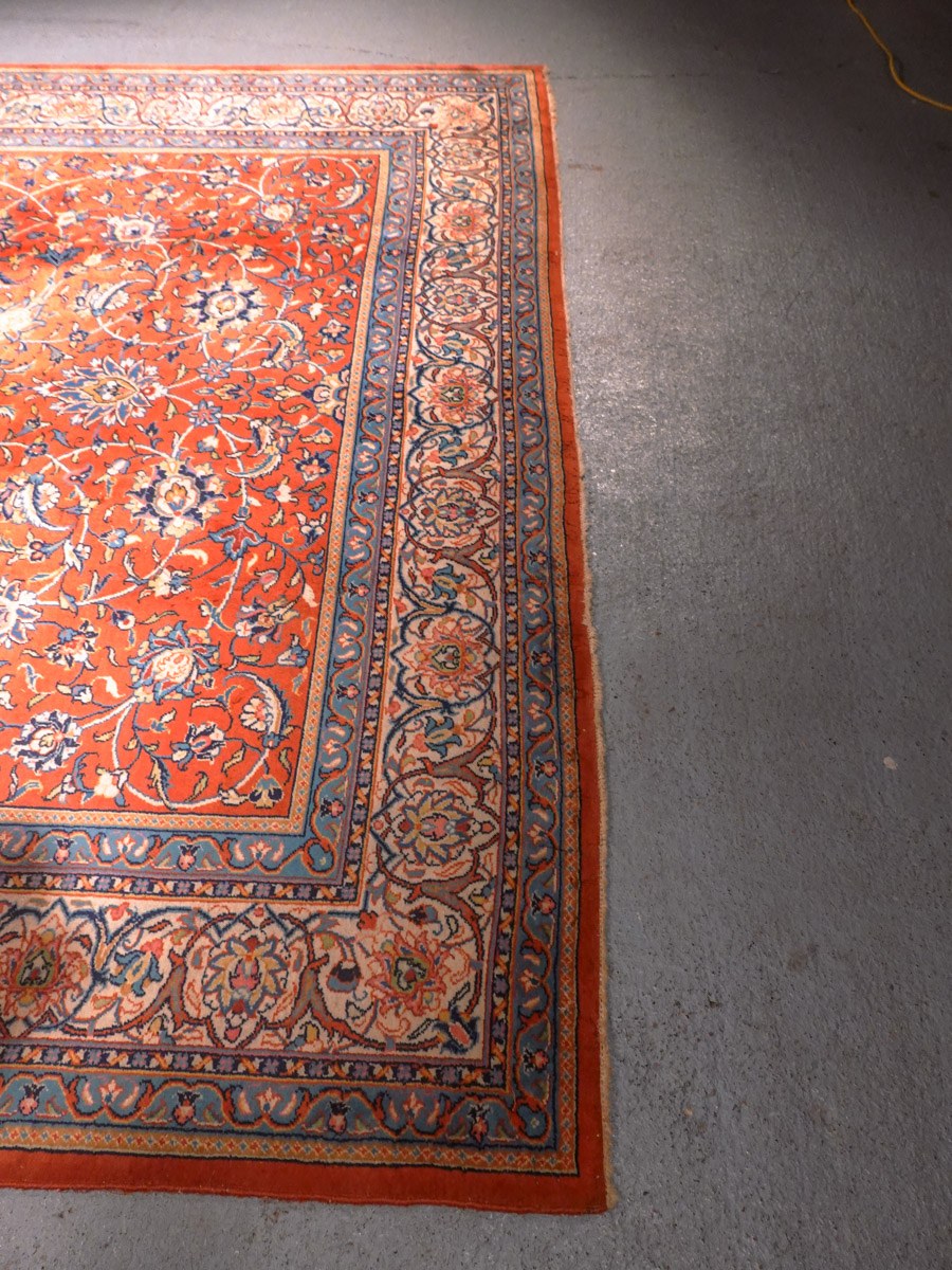 Muu käsinsolmittu Sarouk-villamatto, 347 × 250 cm
