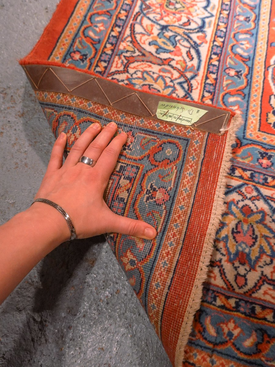 Muu käsinsolmittu Sarouk-villamatto, 347 × 250 cm