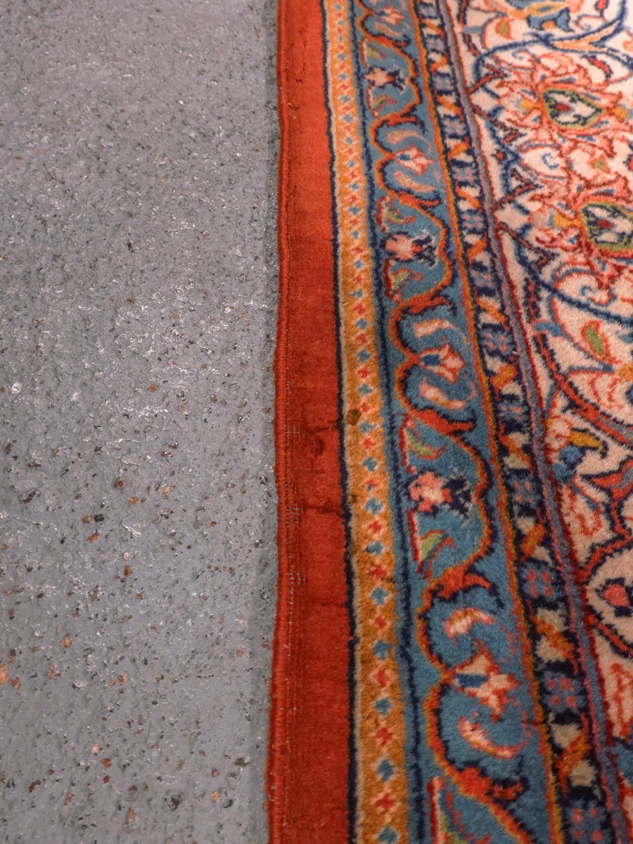 Muu käsinsolmittu Sarouk-villamatto, 347 × 250 cm