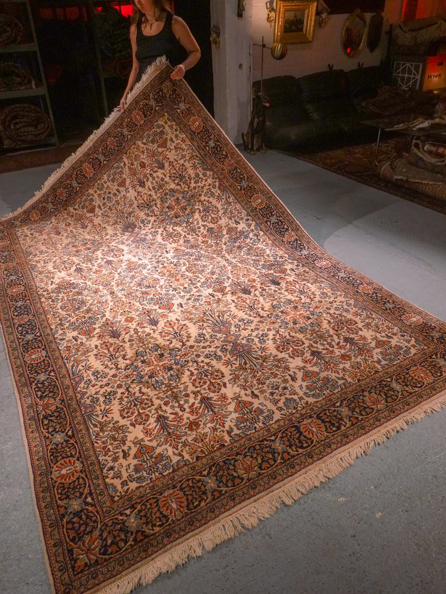 Tabriz-maton kuvioinnin yksityiskohta