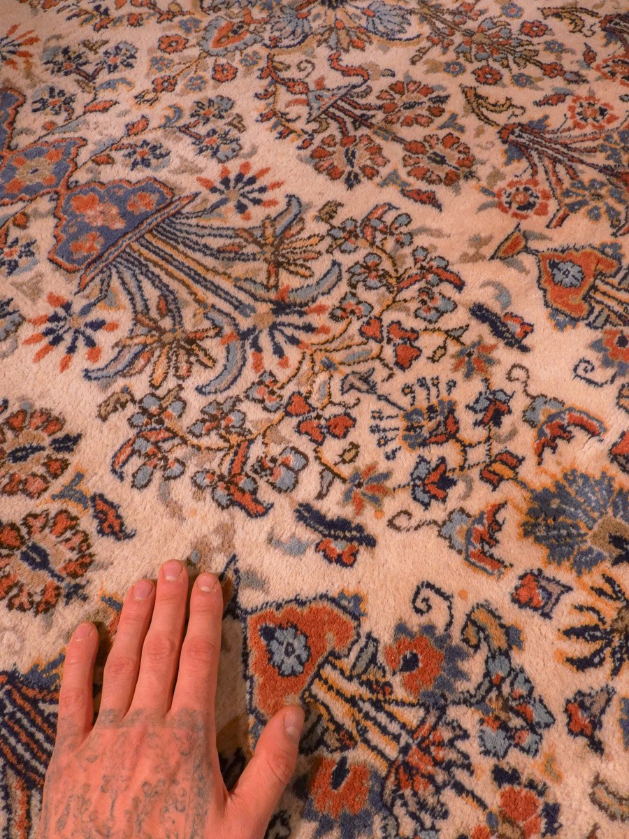 Tabriz-maton kuvioinnin yksityiskohta